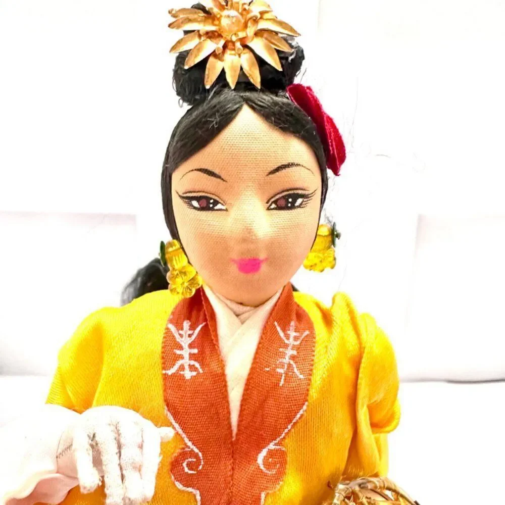 Traditional Asian Doll. Vintage